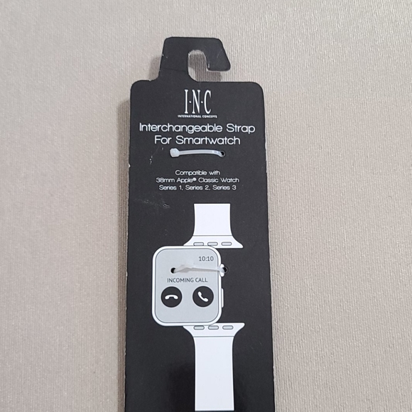 I.N.C. Black Rainbow Chevron Silicone strap band - Picture 6 of 9